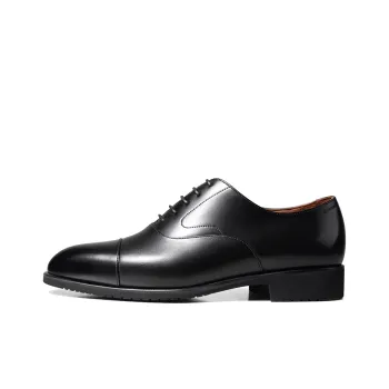 Zuti British Business Calfskin Oxford Shoes Dress Shoes Men's Black