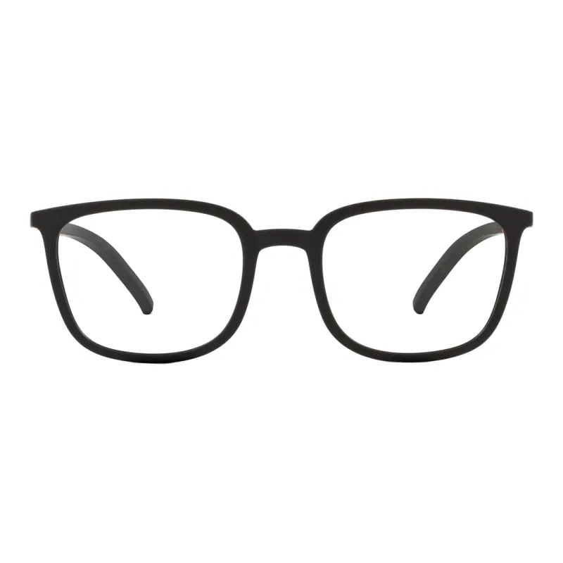 PRADA Plastic Irregular Shape Eyeglass Frames Men's Black-1