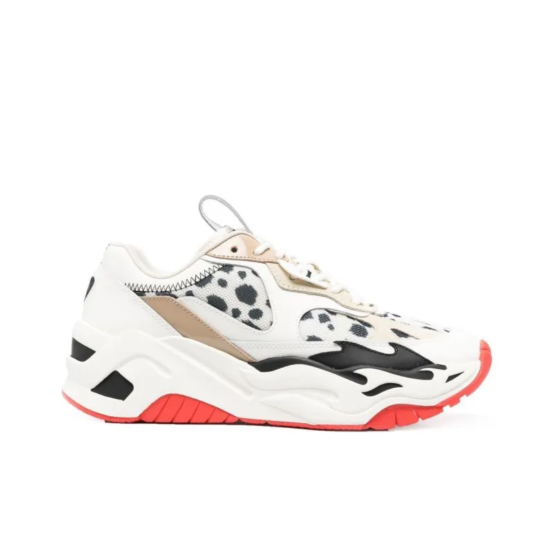 Just Cavalli Low-Top Casual Shoes Men's White Black-1