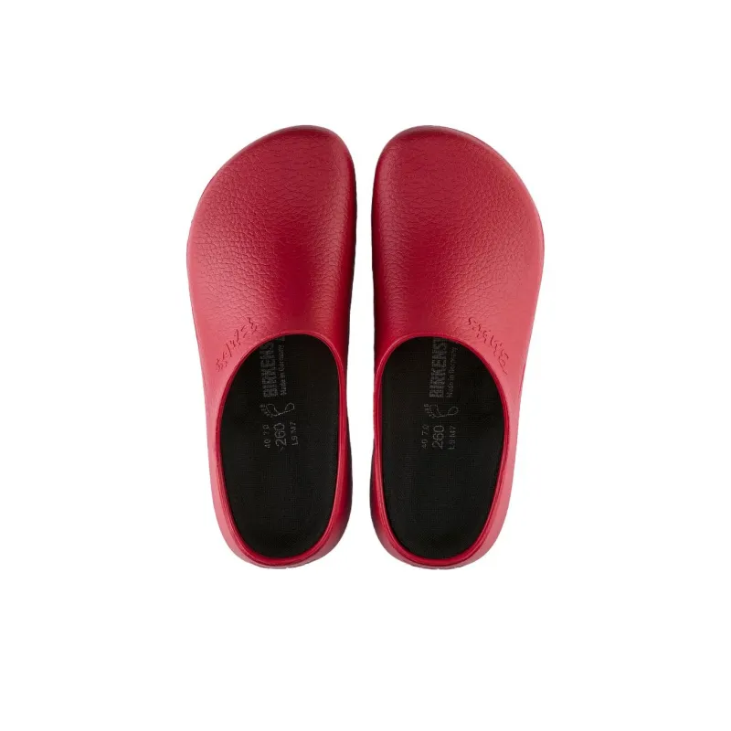 Birkenstock Closed Toe Slippers Unisex Red Regular-3