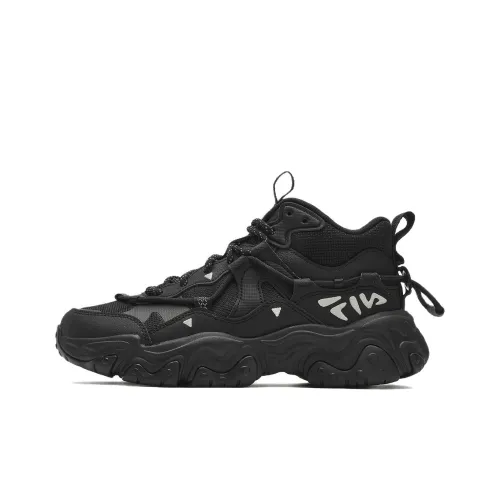 FILA FLUID 5 Cat Paw 5.0 Cushioning Wear Resistant Low Top Casual Shoes Women's Black