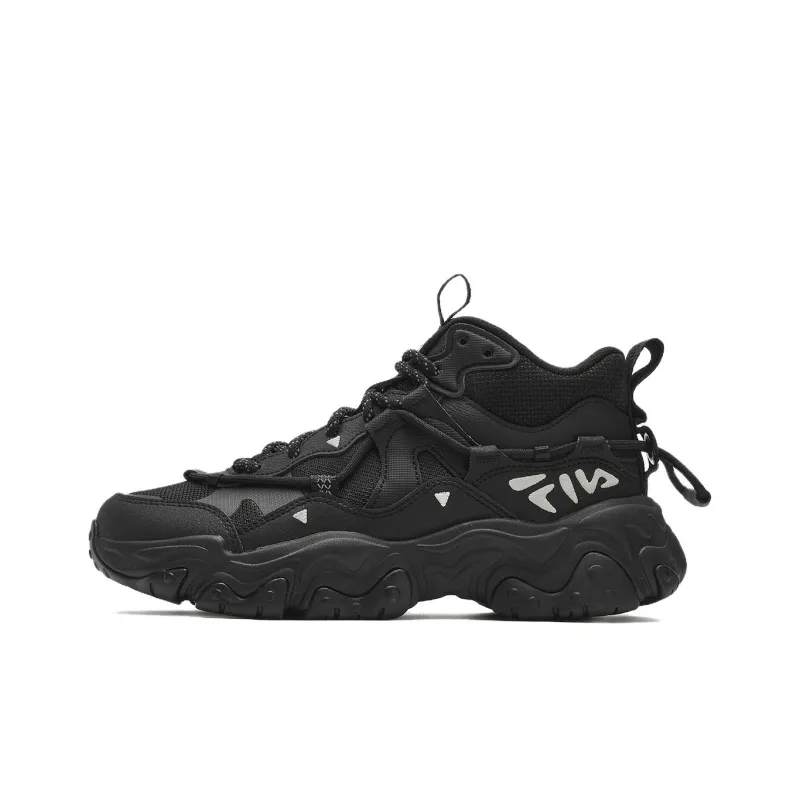 FILA FLUID 5 Cat Paw 5.0 Cushioning Wear Resistant Low Top Casual Shoes Women's Black-0