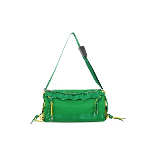 CHISIY Fabric Box Bag Gym Bag Crossbody Bag Shoulder Bag Unisex Green