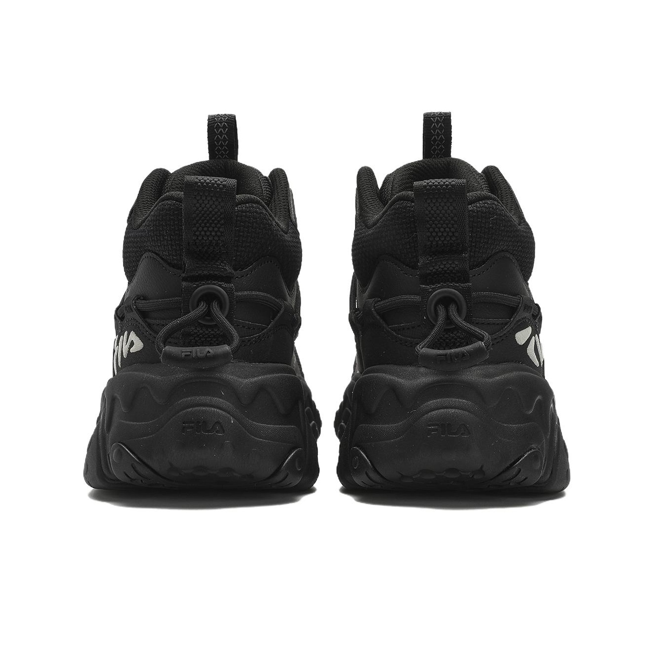 FILA FLUID 5 Casual Shoes Women's Low-Top Black - POIZON