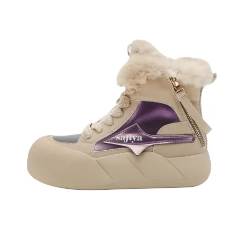 Safiya High-Top Skateboard Shoes 4.3cm Women's