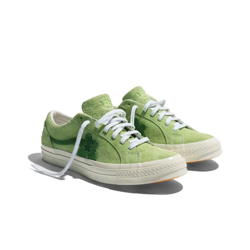 Converse One Star Ox Tyler The Creator Golf Le Fleur Jade Lime-2