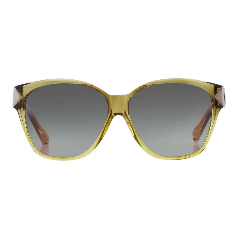 Yohji Yamamoto Acetate Irregular Shape Sunglasses Unisex Yellow-2