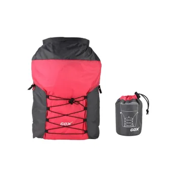 GOX Nylon Foldable Collapsible Backpack Regular Unisex Yellow/Green/Pink/Blue