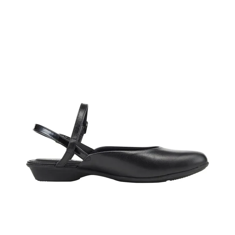 Asics Pedala Ladies 3E Casual Single Shoes Women's Black-1