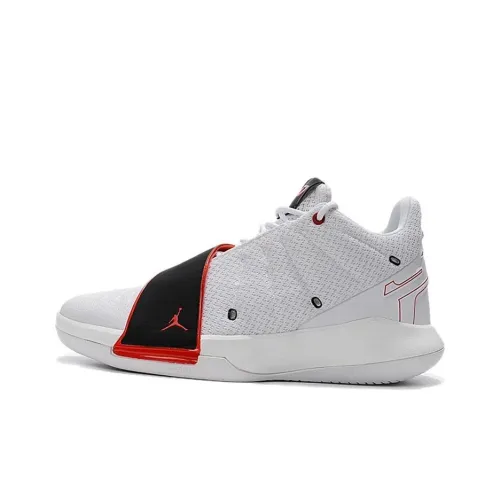 Jordan CP3 11 Basketball Shoes Men Mid-Top Black/White/Red