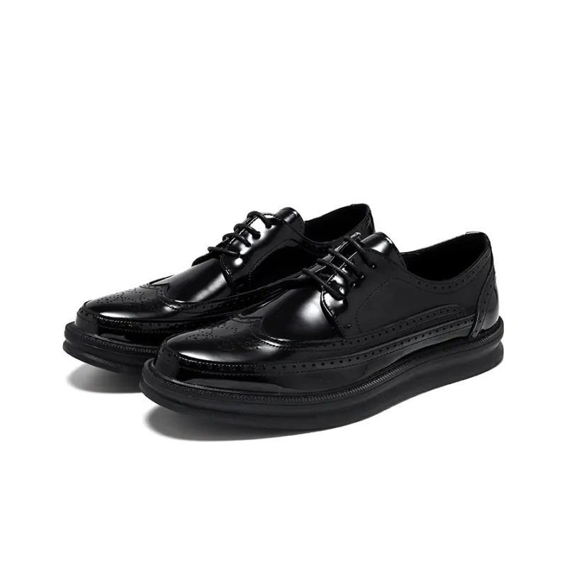 Cachiotti Dress Shoes Men Low Top Black/Light Brown/White/Gray/Glossy Leather-28