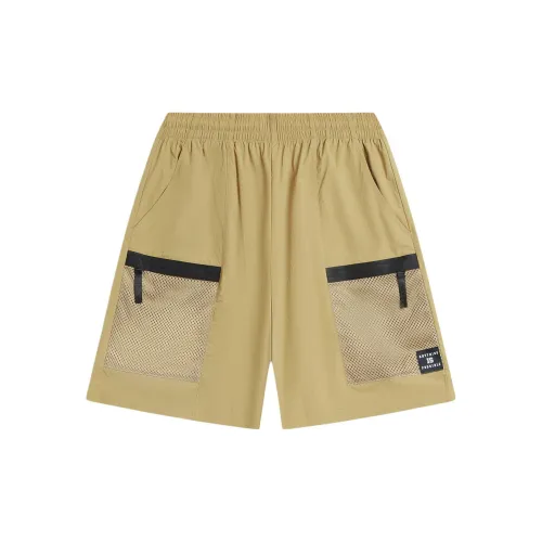 LINING Weekend Youth Sports Shorts Men True Khaki