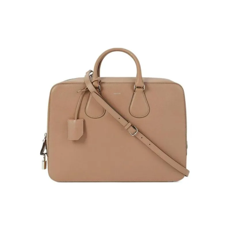 BALLY Genuine Leather Handbag, Shoulder Bag, Crossbody Bag Men's Light Brown-0