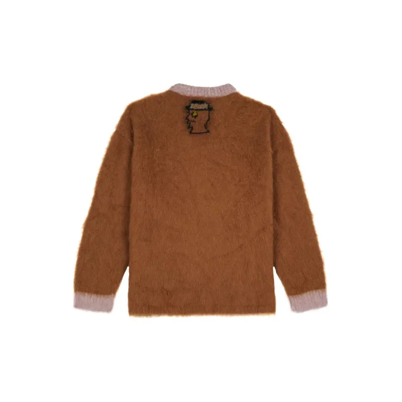 Brain Dead x NBA FW23 Sweater Unisex Brown-1