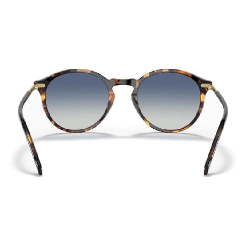 VOGUE Acetate Round Sunglasses Men's Tortoiseshell-5