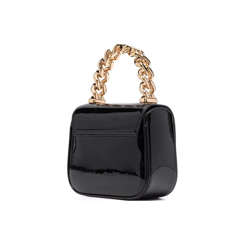 VERSACE Leather Crossbody Bags Shoulder Bags Handbags Women's Black-2