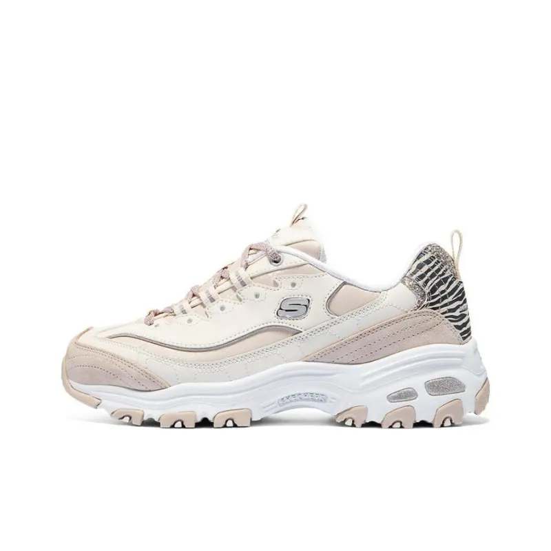 Skechers D'LITES 1.0 Cushioning Anti Slip Wear Resistant Coverage Impact Resistant Low Top Casual Shoes-0