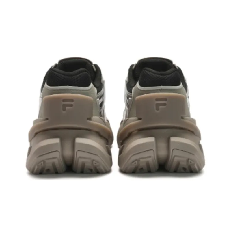 FILA FUSION TI 22 Cushioning Wear Resistant Low Top Casual Shoes Men's Brown Black-3