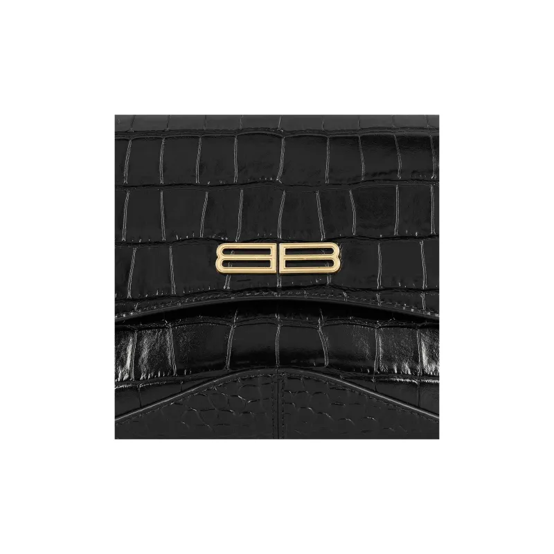 Balenciaga Bb Logo Plaque Embossed Shoulder Bag-8