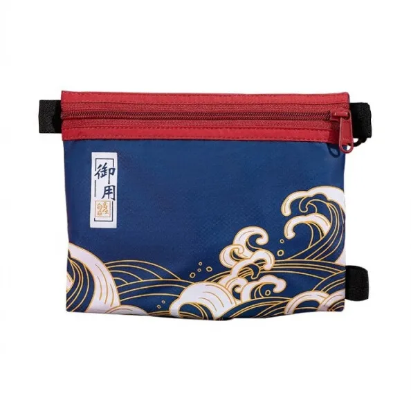GOX Nylon Storage Bag Toiletry Bag Large Size Unisex Fukai Blue-7