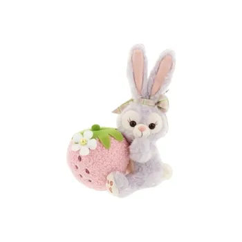 Disney StellaLou Duffy And Friends Heart Shaped Strawberry Collection Dolls Plush Pendant 14cm Height