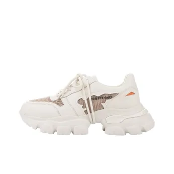 DUMPTY x KENTTI Low-Top Chunky Sneakers Women's Beige
