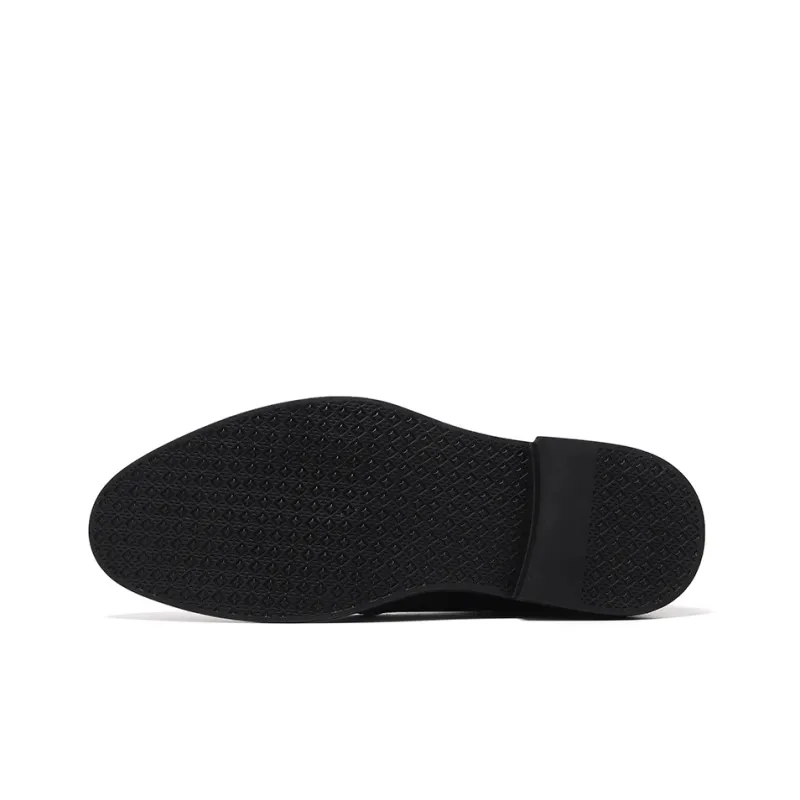 ZUWUDONG Dress Shoes Men Low Top Black/Brown-7