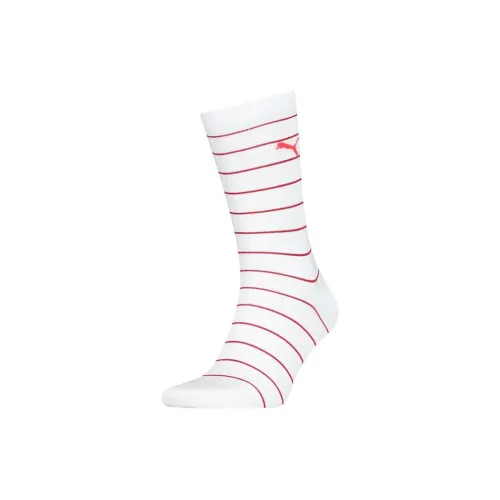PUMA Knee-High Socks Unisex 1 Pack White