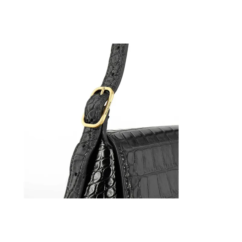 Balenciaga Bb Logo Plaque Embossed Shoulder Bag-7