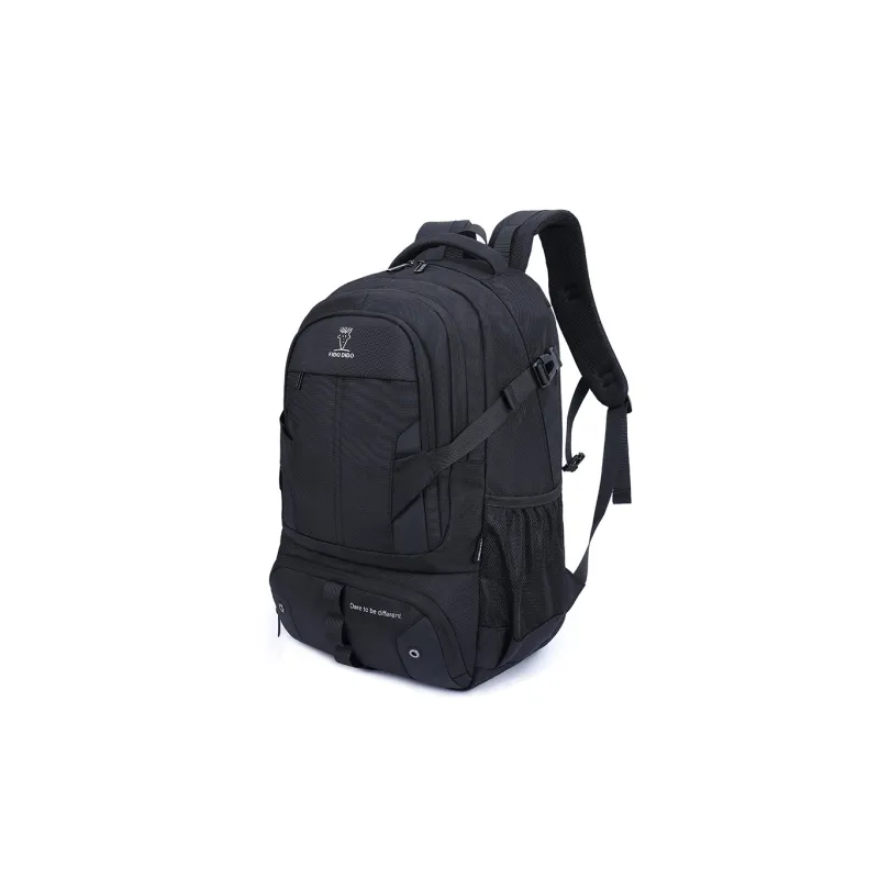 FIDO DIDO Fabric Backpack Large Size Men's Black-0