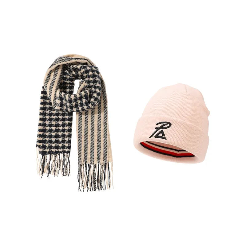 PEAK Knitted Hat And Scarf Set Unisex-1