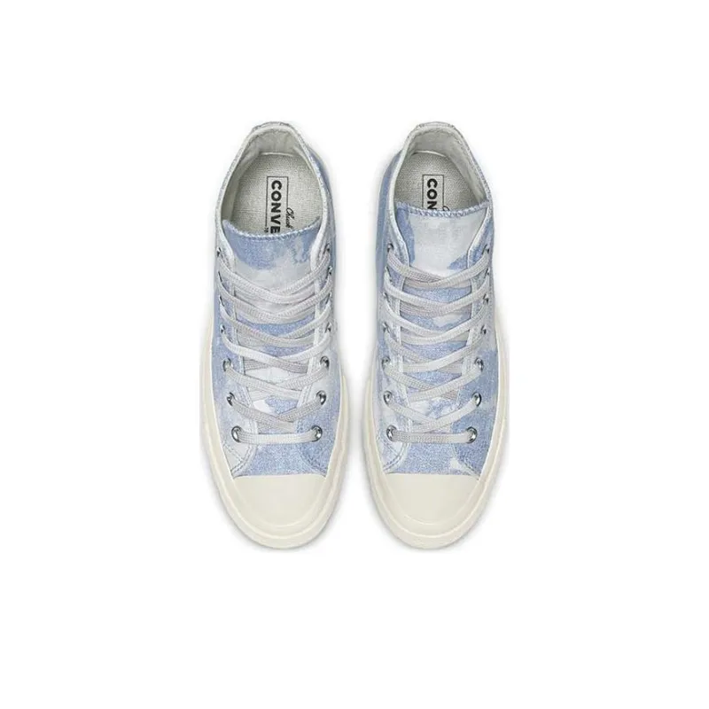 Converse Chuck 70 Beach Dye High Top Light Blue Women's-3