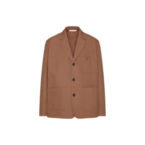 Valentino Business Suit Men Brown