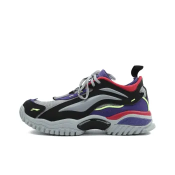 LiNing Aurora Skywalk Casual Shoes Men Low Top Gray/Purple