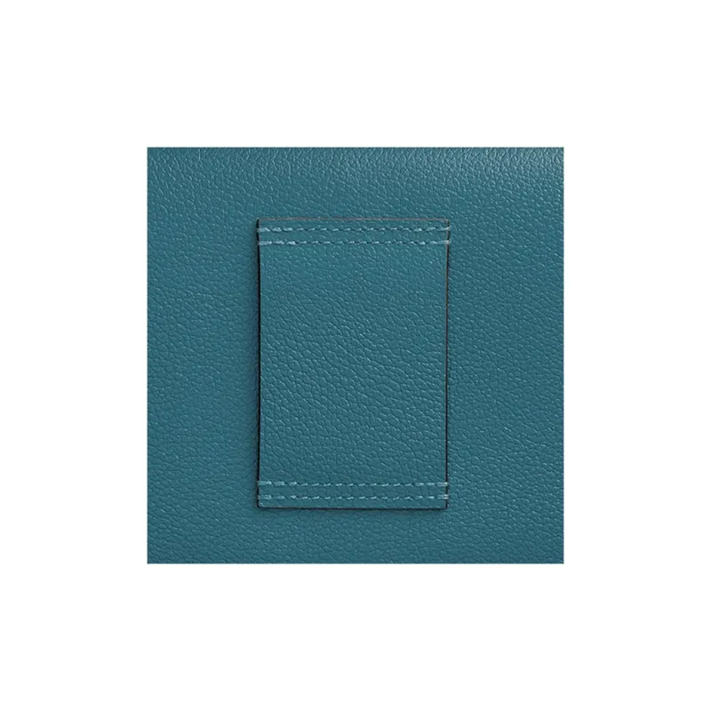 HERMES Constance Slim Evercolor Calfskin Clutch Fanny Pack Wallet Women's D2 NEW BLEU JEAN New Denim Blue-3