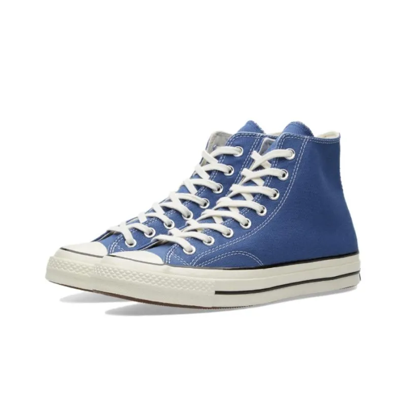 Converse Chuck Taylor All Star 1970s Hi Top True Non slip Lightweight High Top Canvas Shoes Unisex Blue White-2