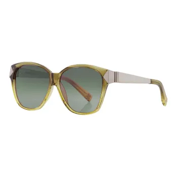 Yohji Yamamoto Acetate Irregular Shape Sunglasses Unisex Yellow