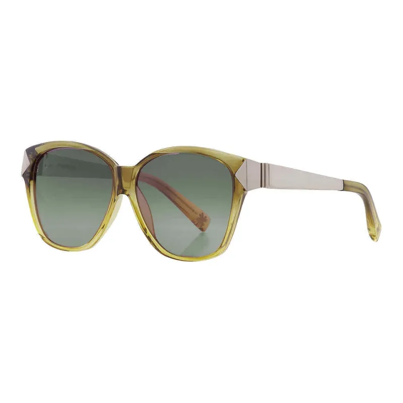 Yohji Yamamoto Acetate Irregular Shape Sunglasses Unisex Yellow-0