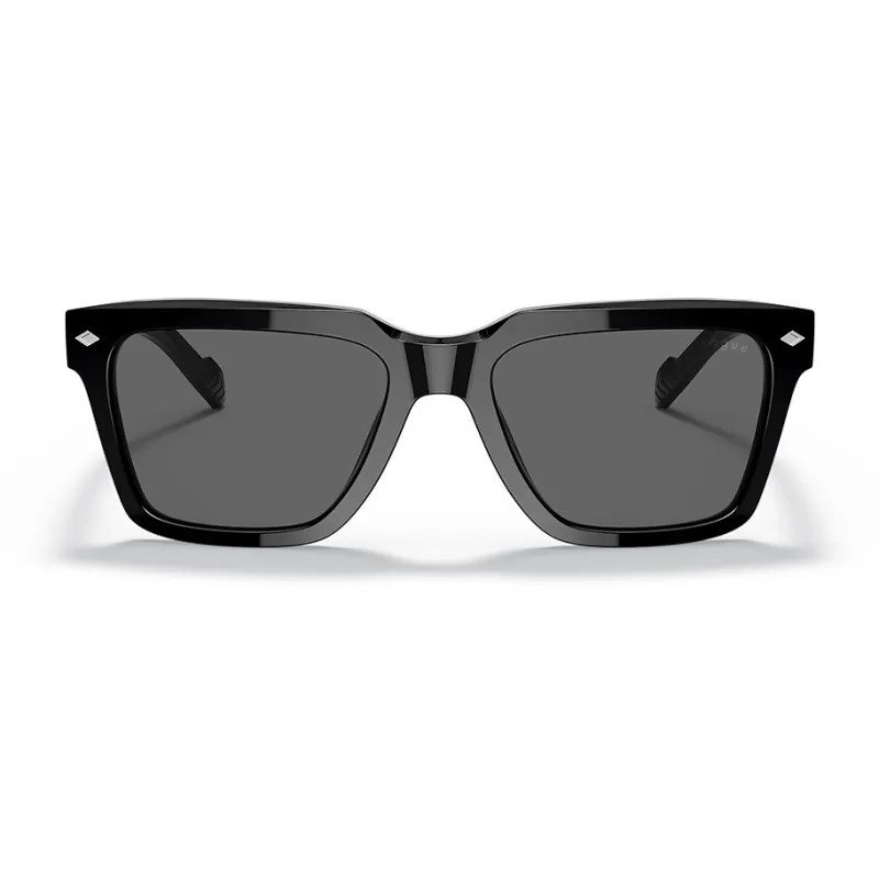 VOGUE Acetate Square Sunglasses Men's Black-1