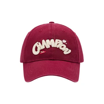 Champion Cotton Baseball Caps Unisex Red