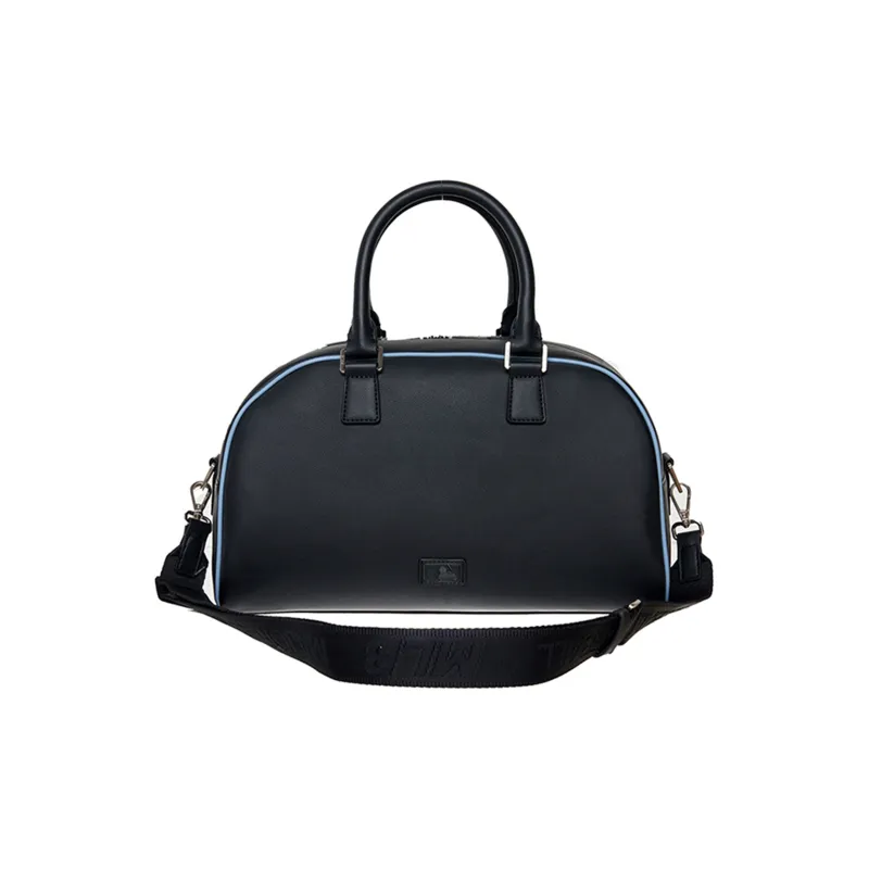 MLB Artificial Leather Bowling Bags Crossbody One Shoulder Handbag Gym Bag Travel Bag Swim Bag Tubas Unisex Black-3