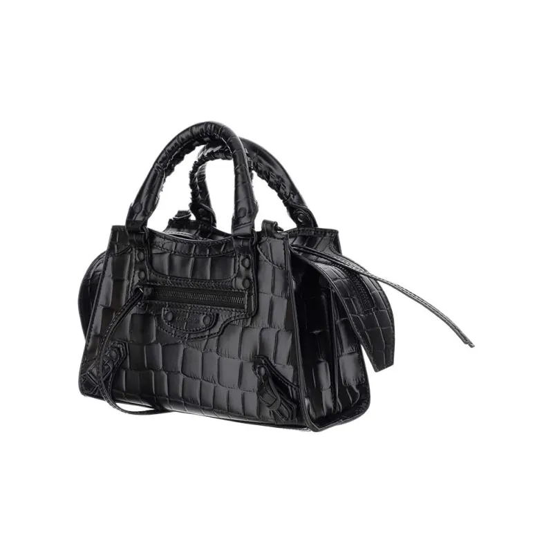 Balenciaga Neo Classic Calfskin Shoulder Bag Crossbody Bag Handbag Mini Women's Black-3