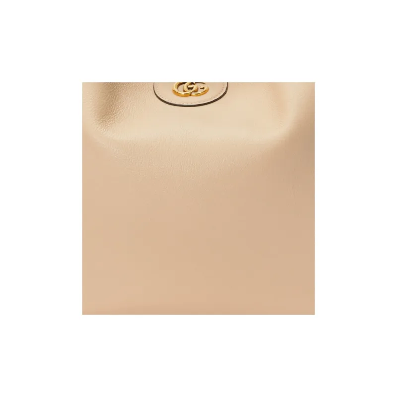 GUCCI Diana Leather Portable Crossbody Bag, Shoulder Bag Trumpets Women's Light Beige-9
