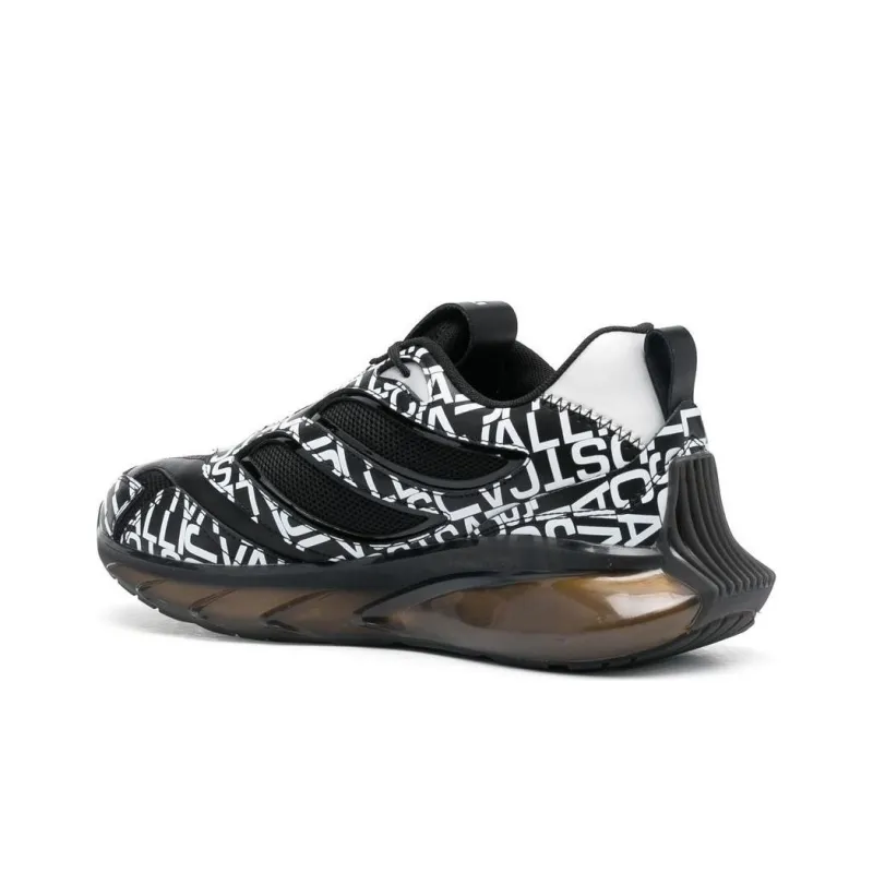Just Cavalli Low-Top Casual Shoes Men's Black White-3