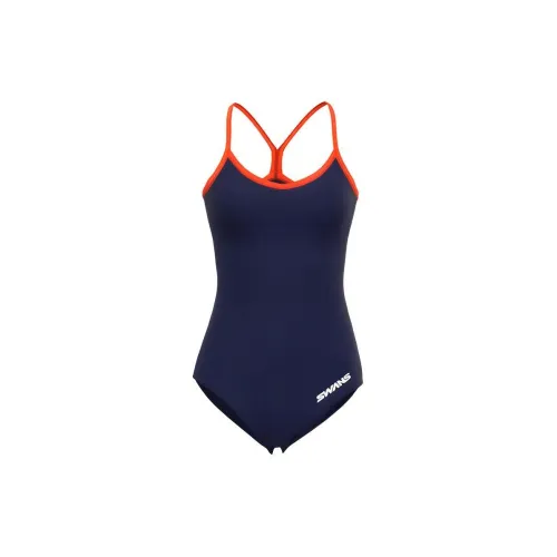 Swans One-Piece Swimsuits Women's Navy Blue