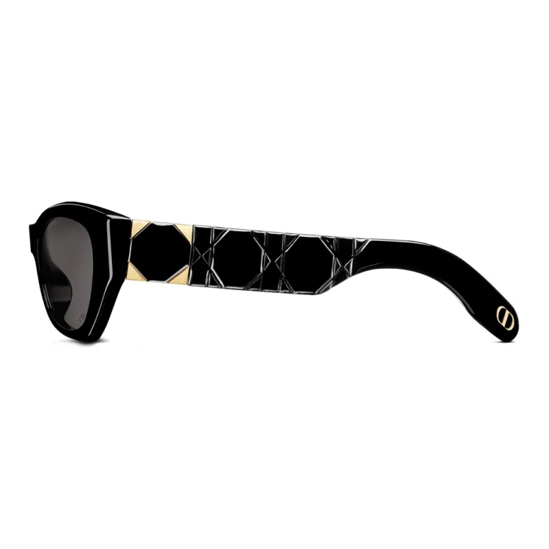 DIOR Acetate Butterfly Sunglasses Women's Black-2