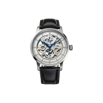 ORIENT STAR Master Collection Manual Mechanical Movement Genuine Leather Strap Watch Men's Watches Cut Out Dial