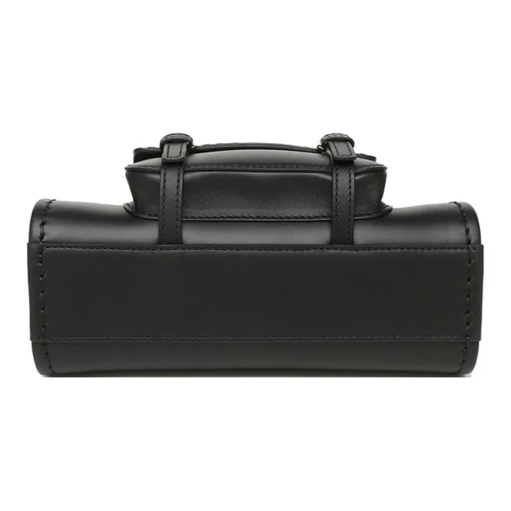 Chloe Edith Shiny Calfskin Portable Crossbody Bag Shoulder Bag Women's Black-4