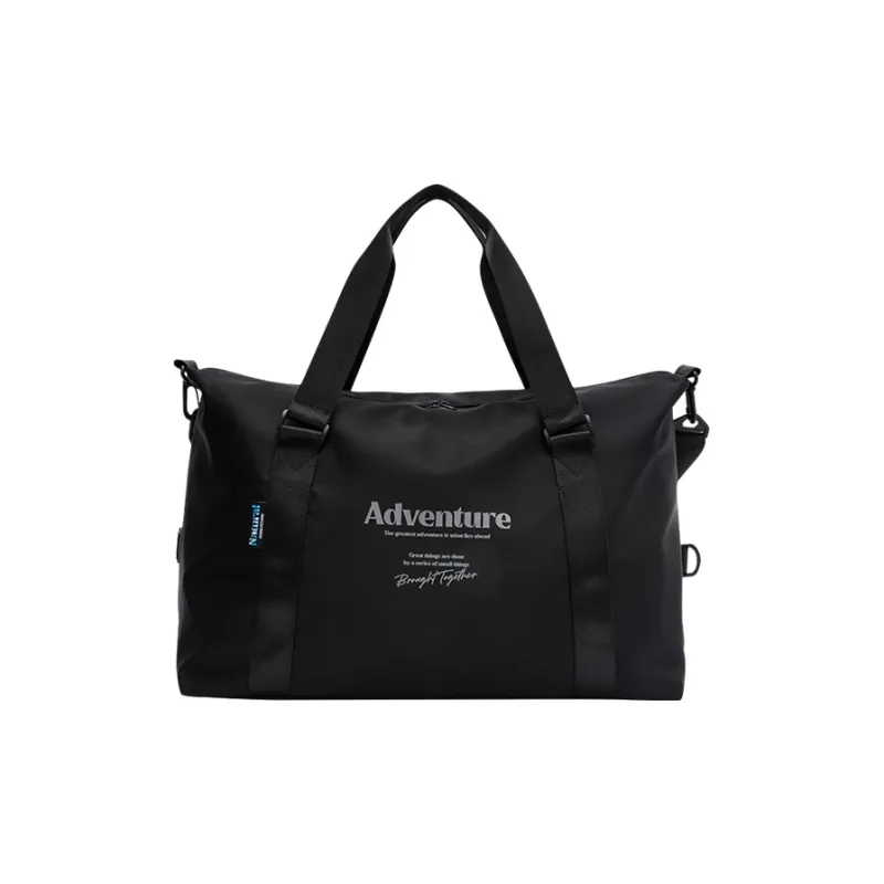 SEM/R Nylon Print Gym Bag Large Size Unisex Pink/black-3