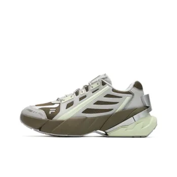 FILA FUSION TI 22 Cushioning Wear Resistant Low Top Casual Shoes Men's Green Gray